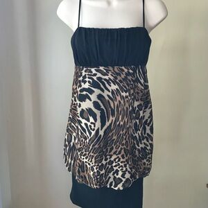 Appropriate Behavior Leopard Print Dress Size L